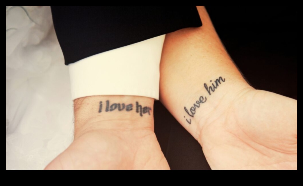 נשמות מחוברות: קעקועים זוגיים לוחשים את סיפור האהבה