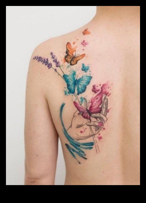 אמנות חיה: גלה את התוסס של קעקועים בצבעי מים