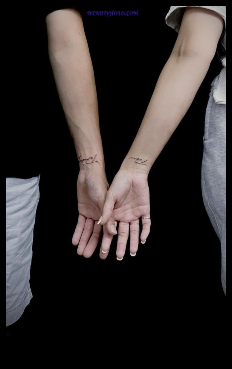 Unity Designs: קעקועים זוגיים לקשרים בלתי נפרדים